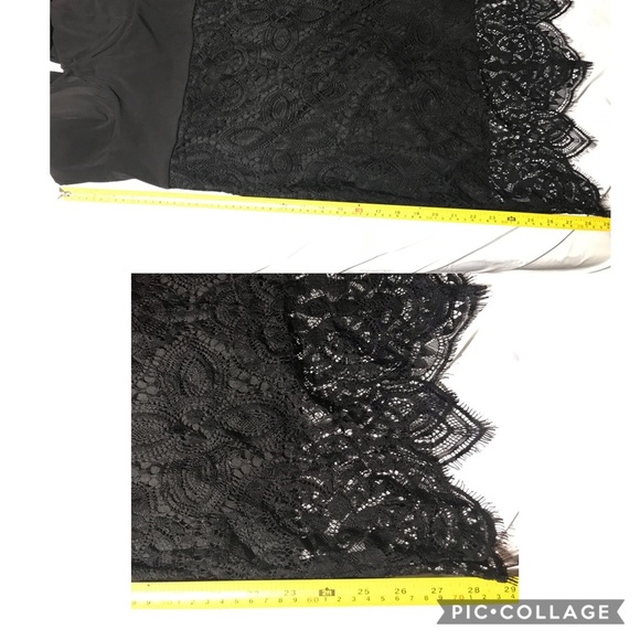 Trixxi Girls black lace stretchy party dress Med. - Picture 5 of 8